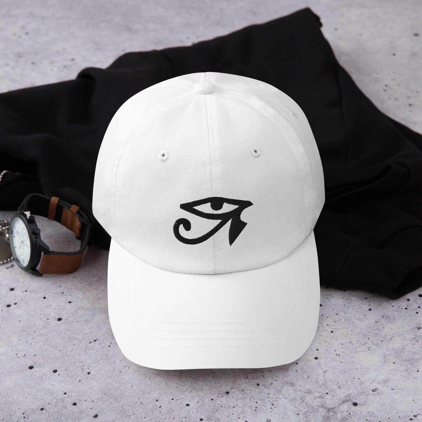 Embroidered Eye of Ra Dad Hat