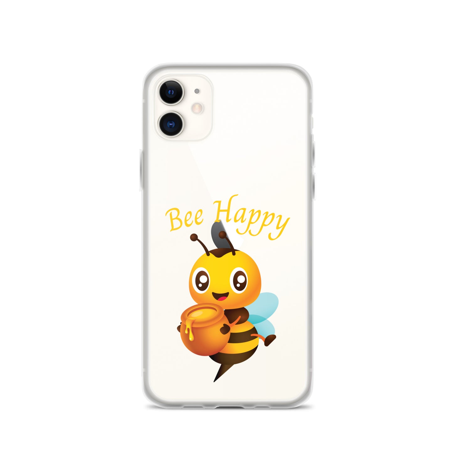 Clear Bee Happy Case for iPhone®