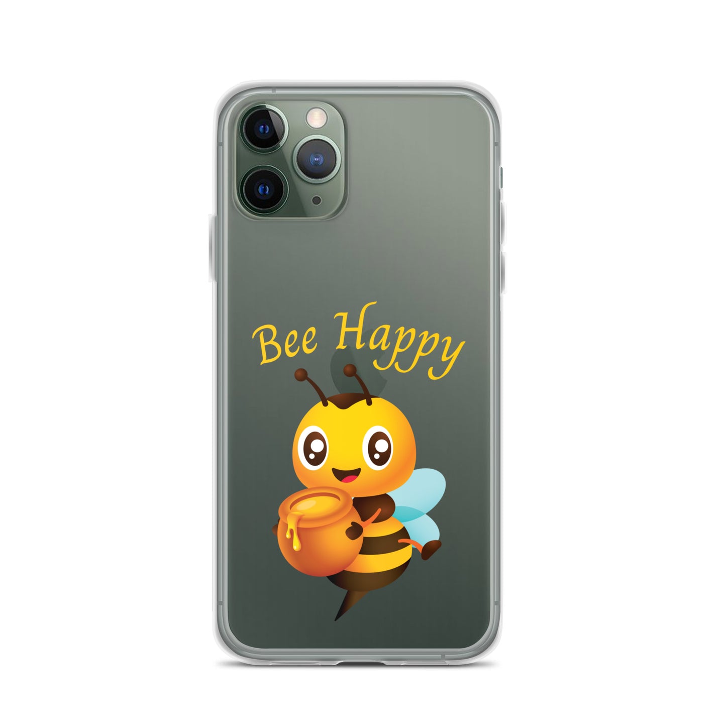 Clear Bee Happy Case for iPhone®