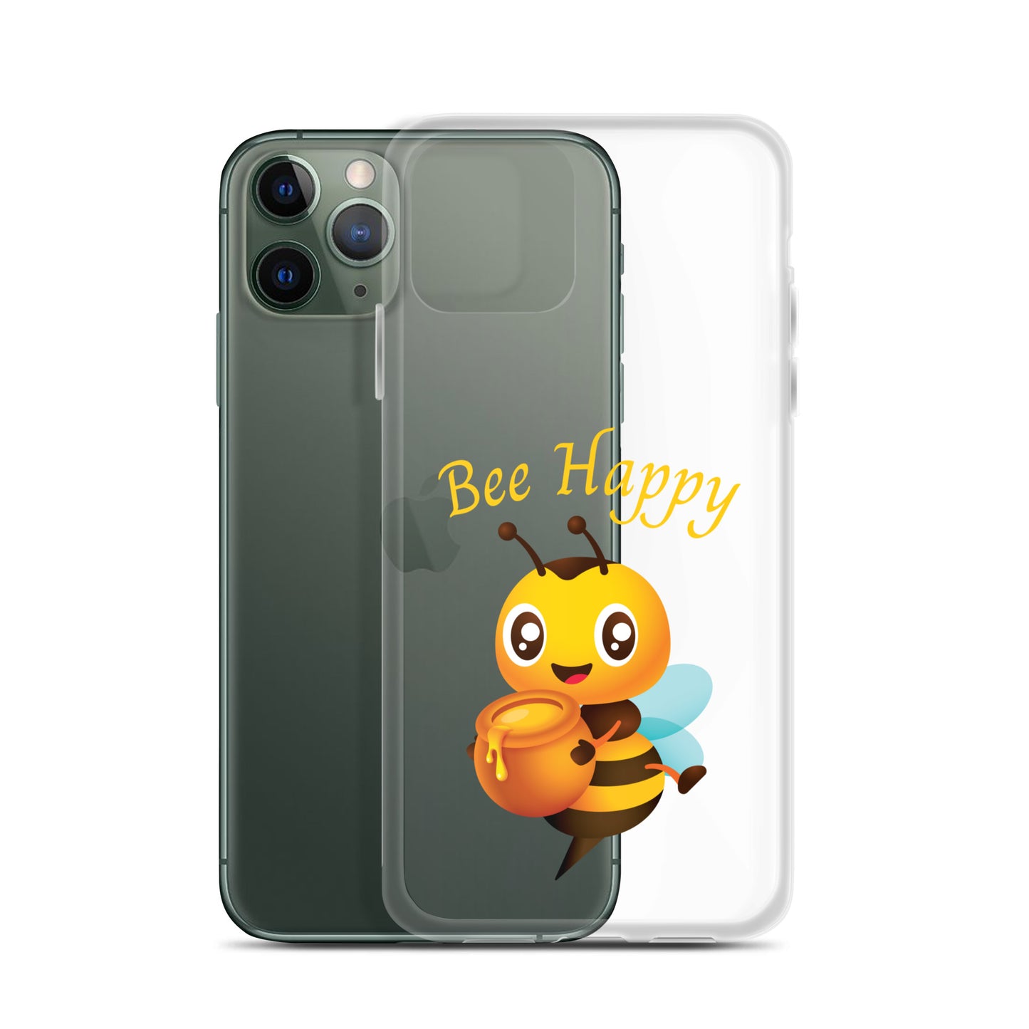 Clear Bee Happy Case for iPhone®