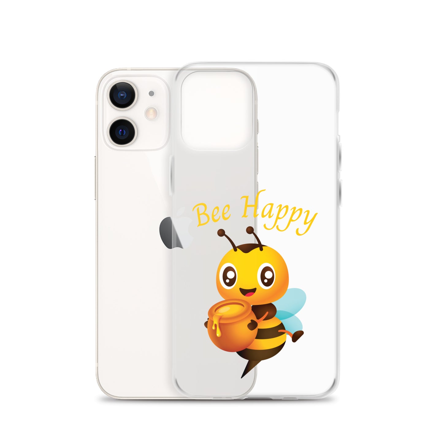 Clear Bee Happy Case for iPhone®