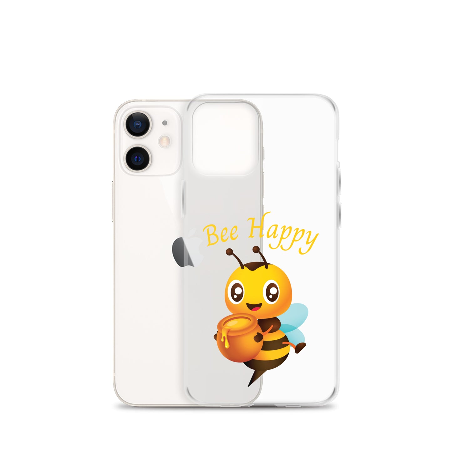 Clear Bee Happy Case for iPhone®