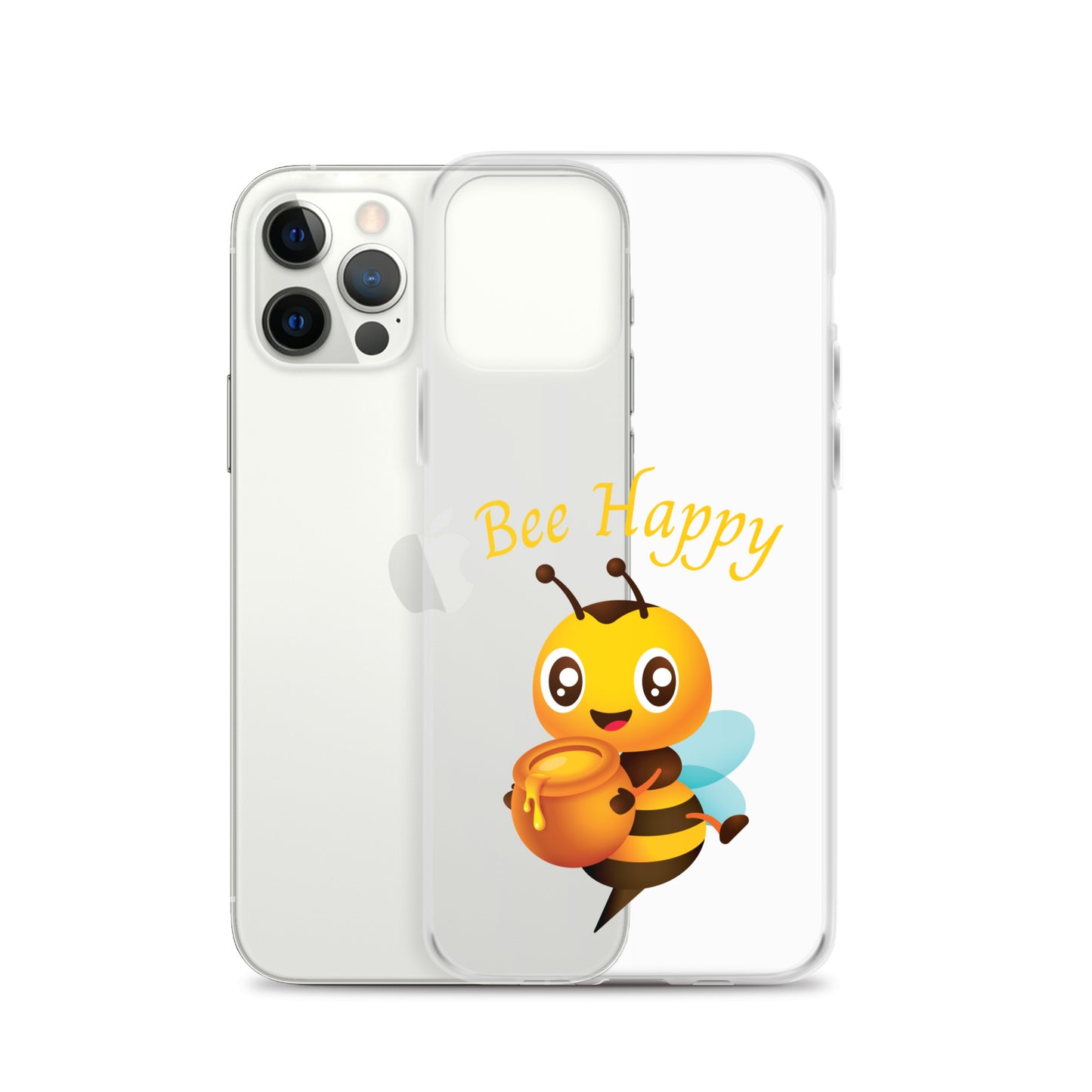 Clear Bee Happy Case for iPhone®