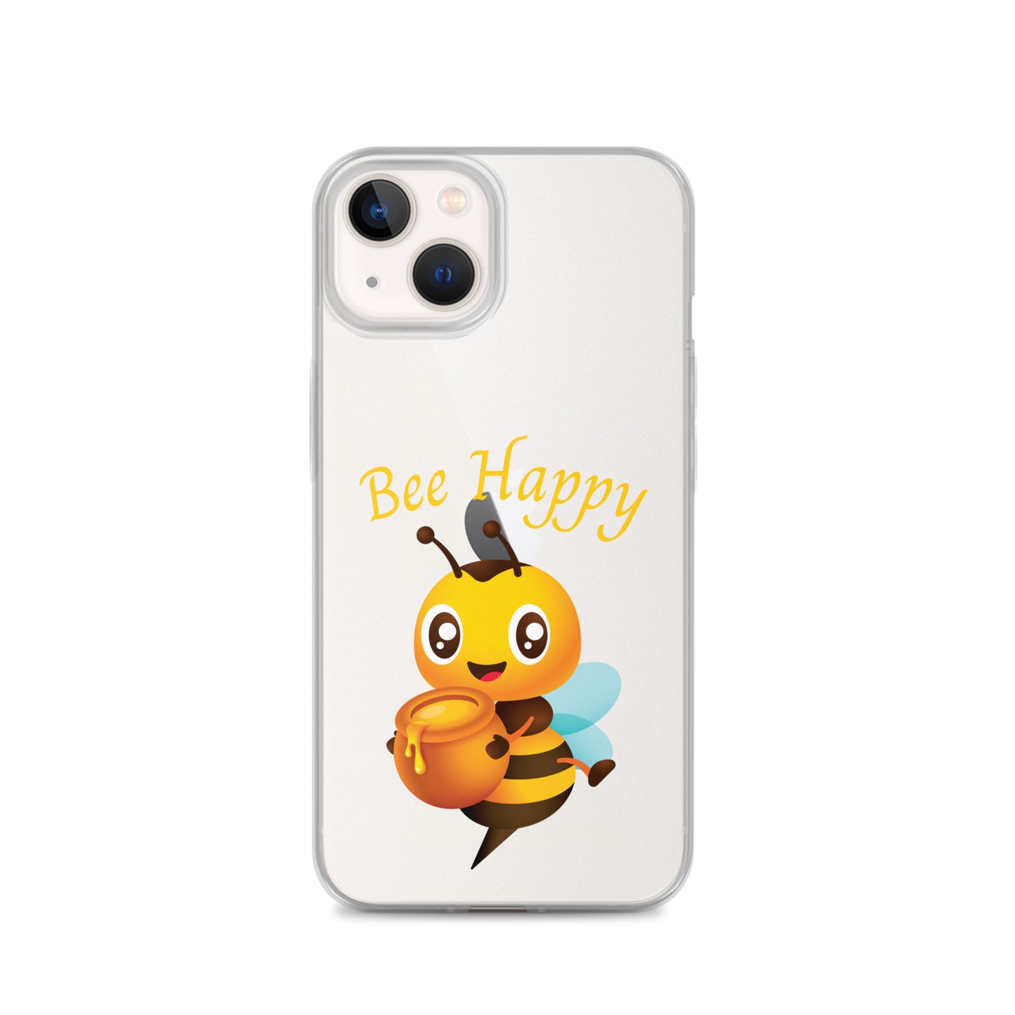 Clear Bee Happy Case for iPhone®