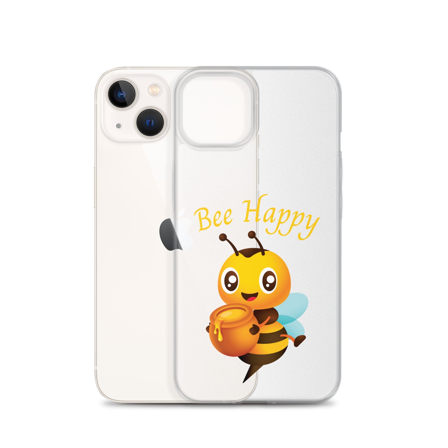 Clear Bee Happy Case for iPhone®