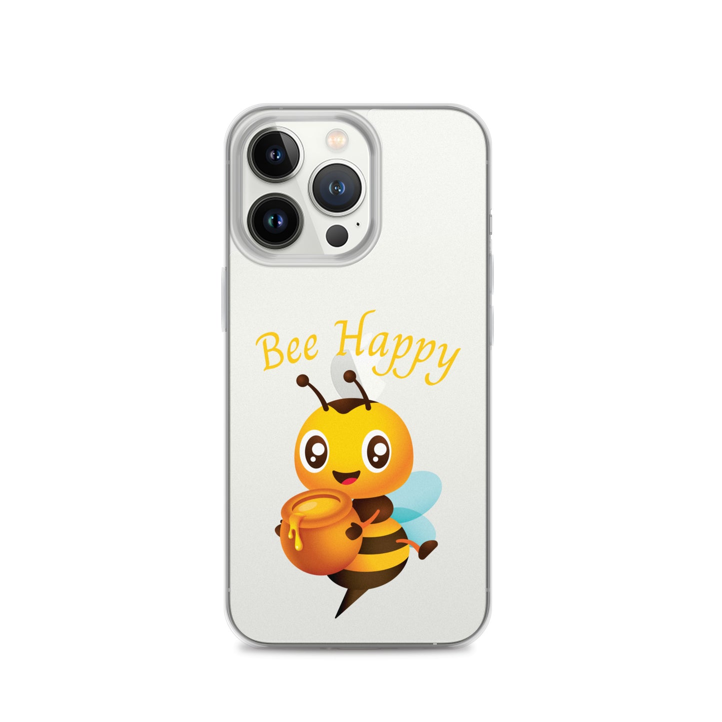 Clear Bee Happy Case for iPhone®