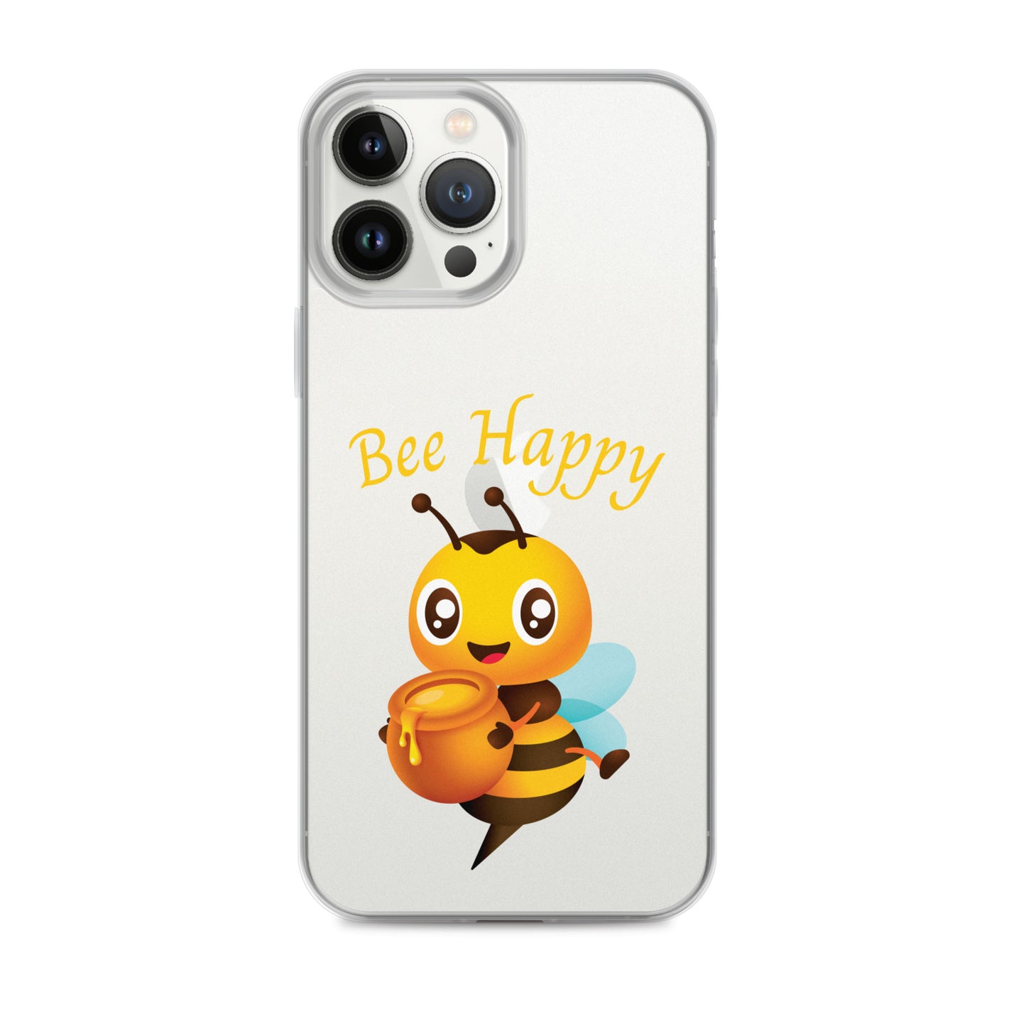 Clear Bee Happy Case for iPhone®