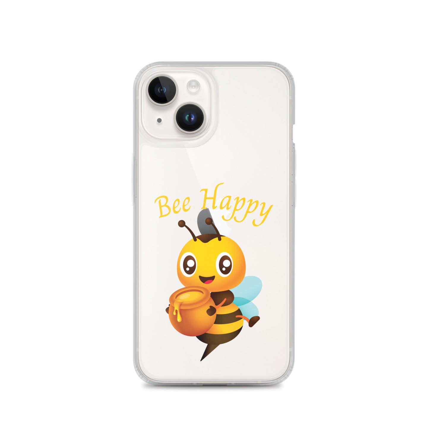 Clear Bee Happy Case for iPhone®