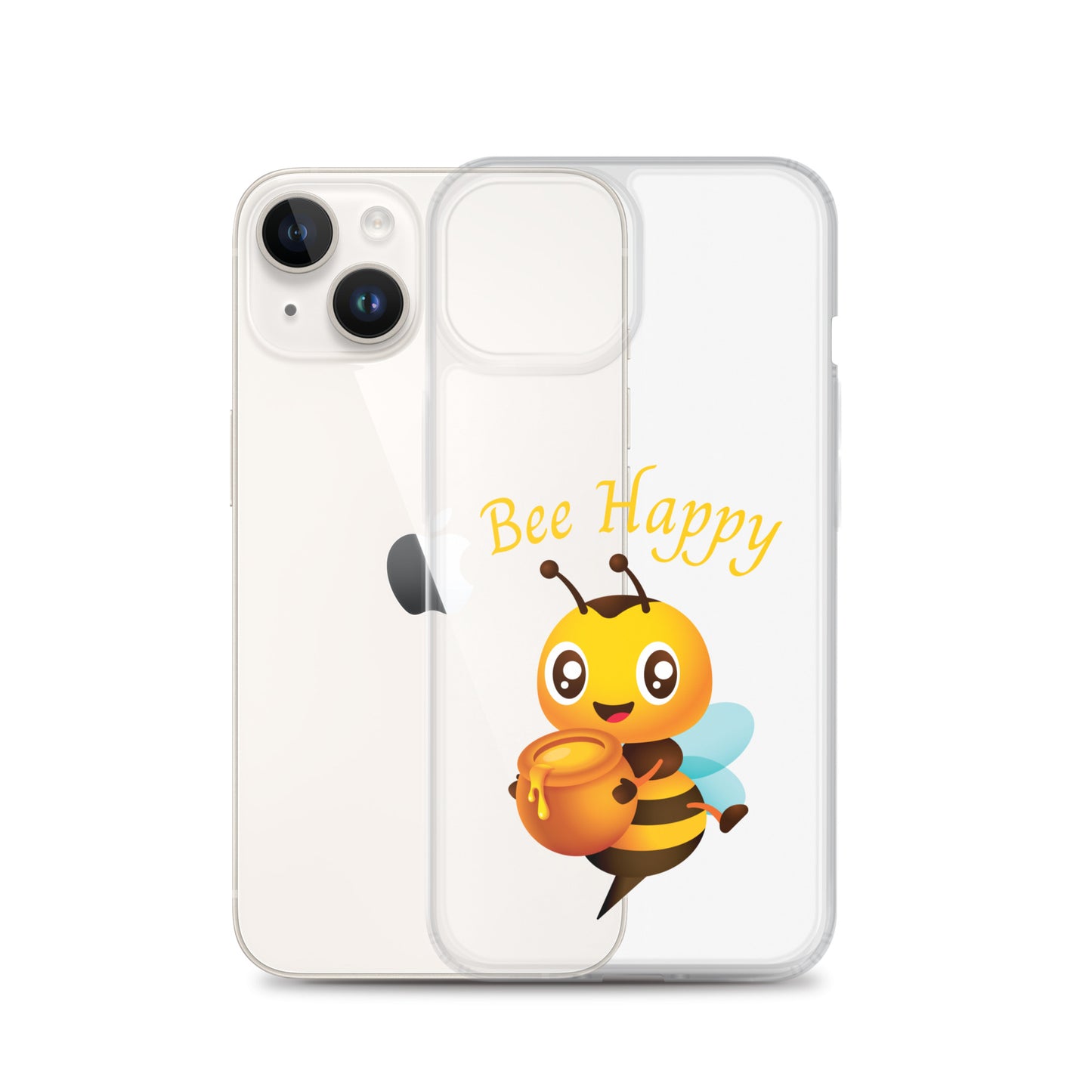 Clear Bee Happy Case for iPhone®