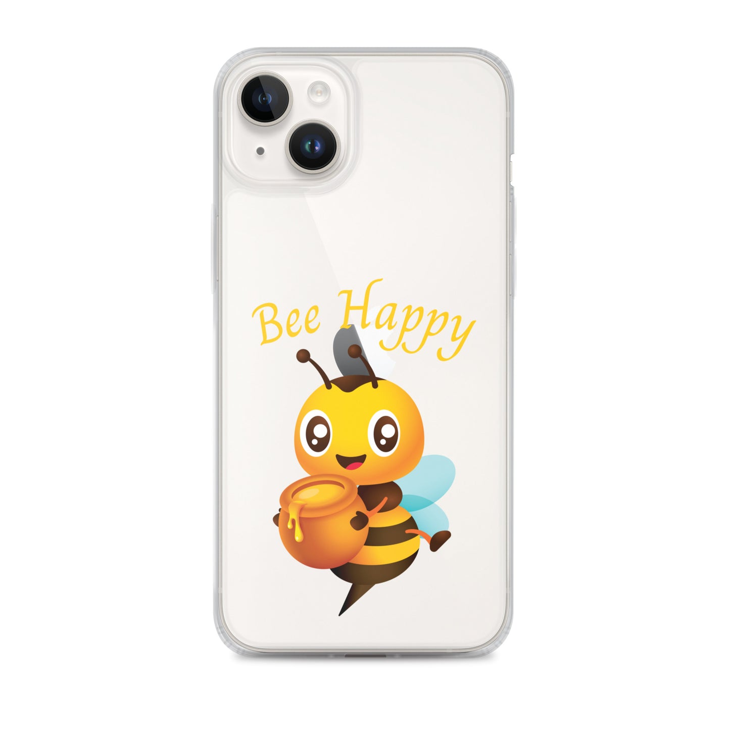 Clear Bee Happy Case for iPhone®