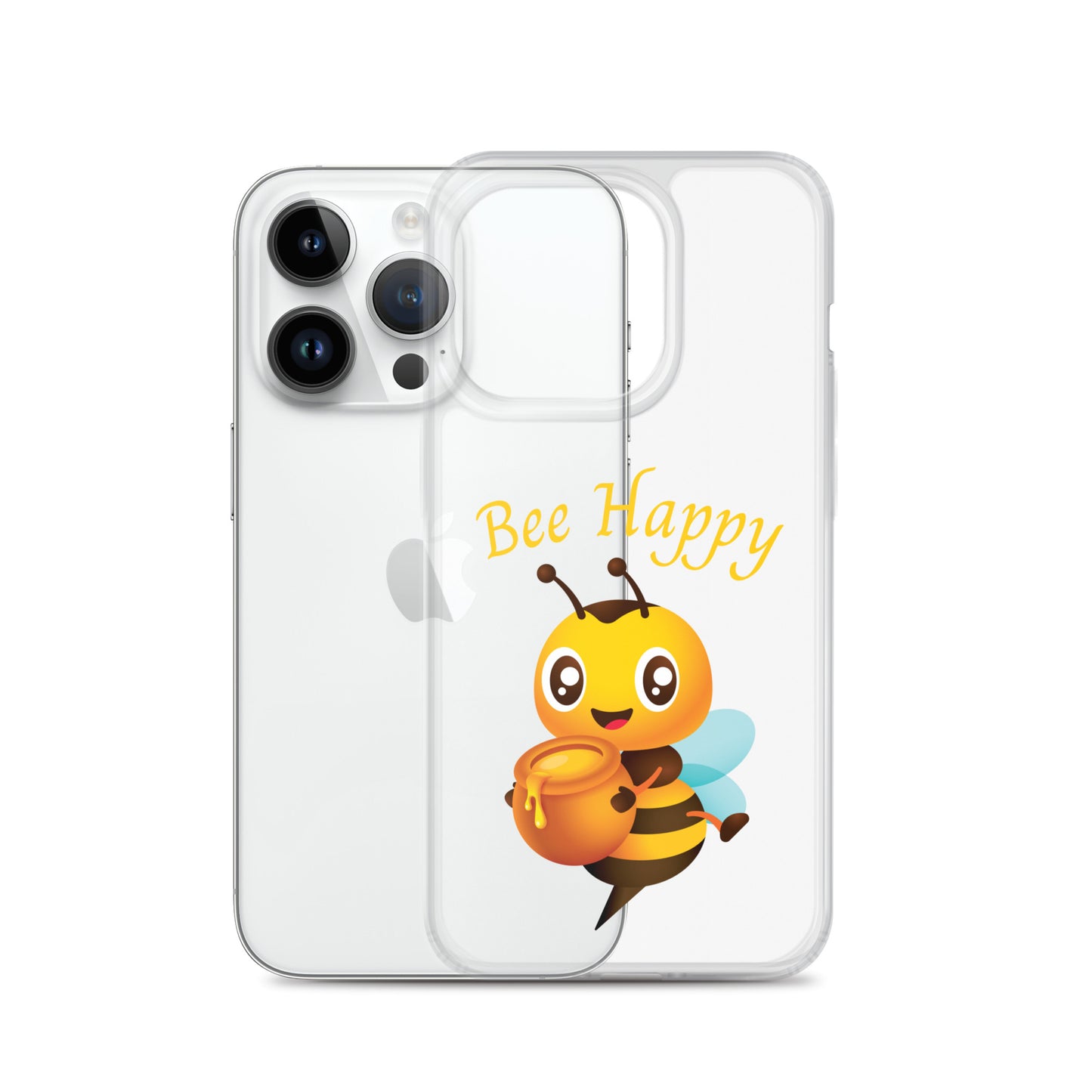 Clear Bee Happy Case for iPhone®