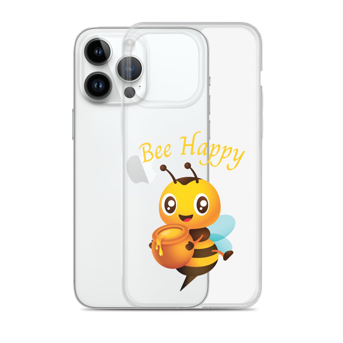 Clear Bee Happy Case for iPhone®