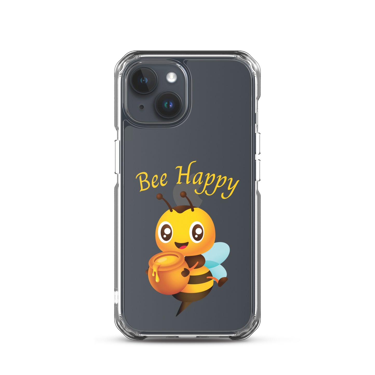 Clear Bee Happy Case for iPhone®