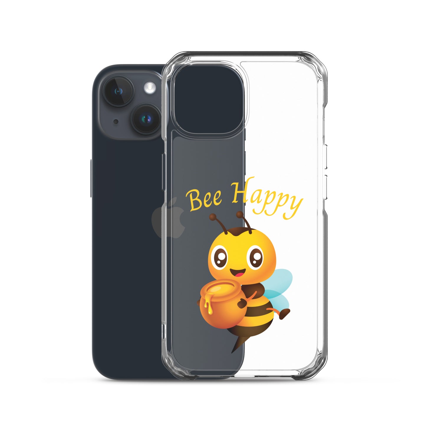 Clear Bee Happy Case for iPhone®