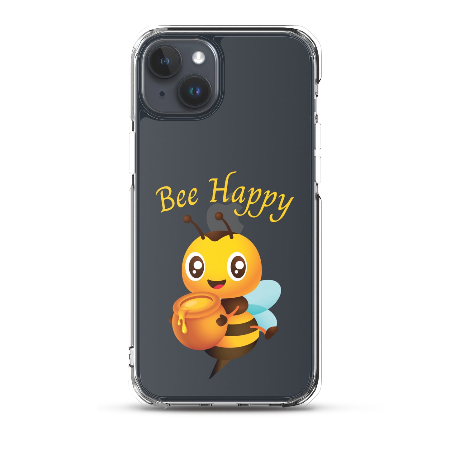 Clear Bee Happy Case for iPhone®