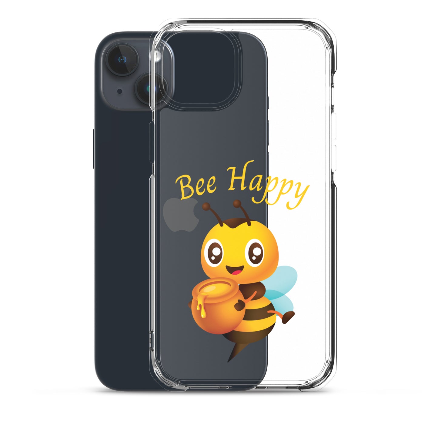 Clear Bee Happy Case for iPhone®