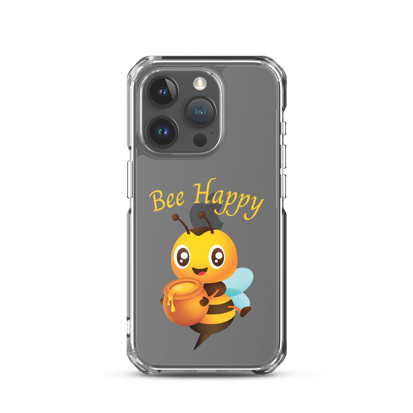 Clear Bee Happy Case for iPhone®