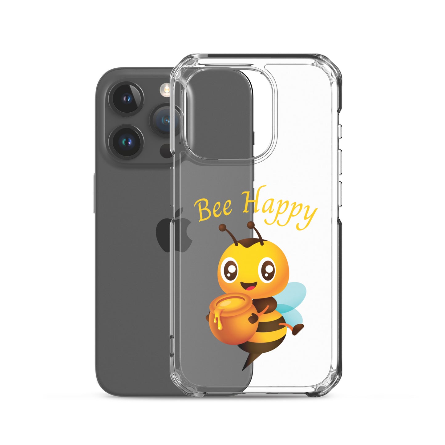 Clear Bee Happy Case for iPhone®