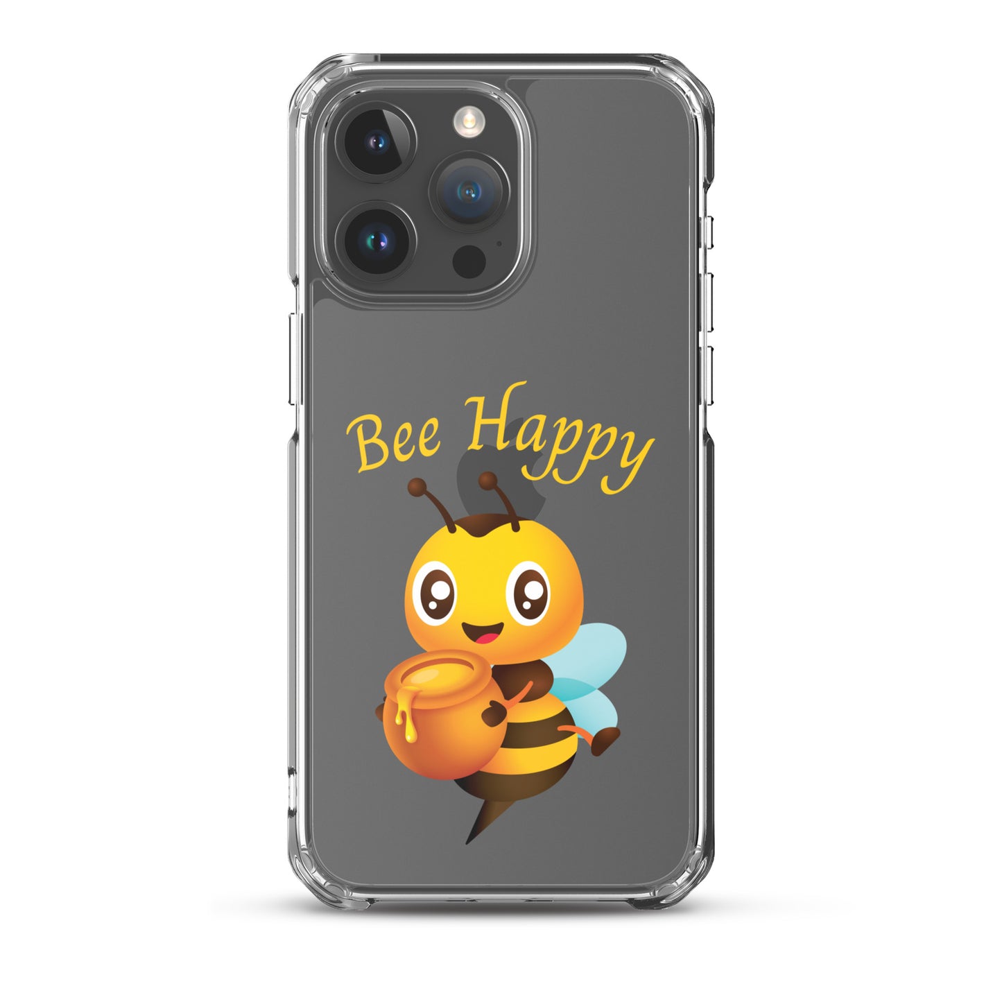 Clear Bee Happy Case for iPhone®