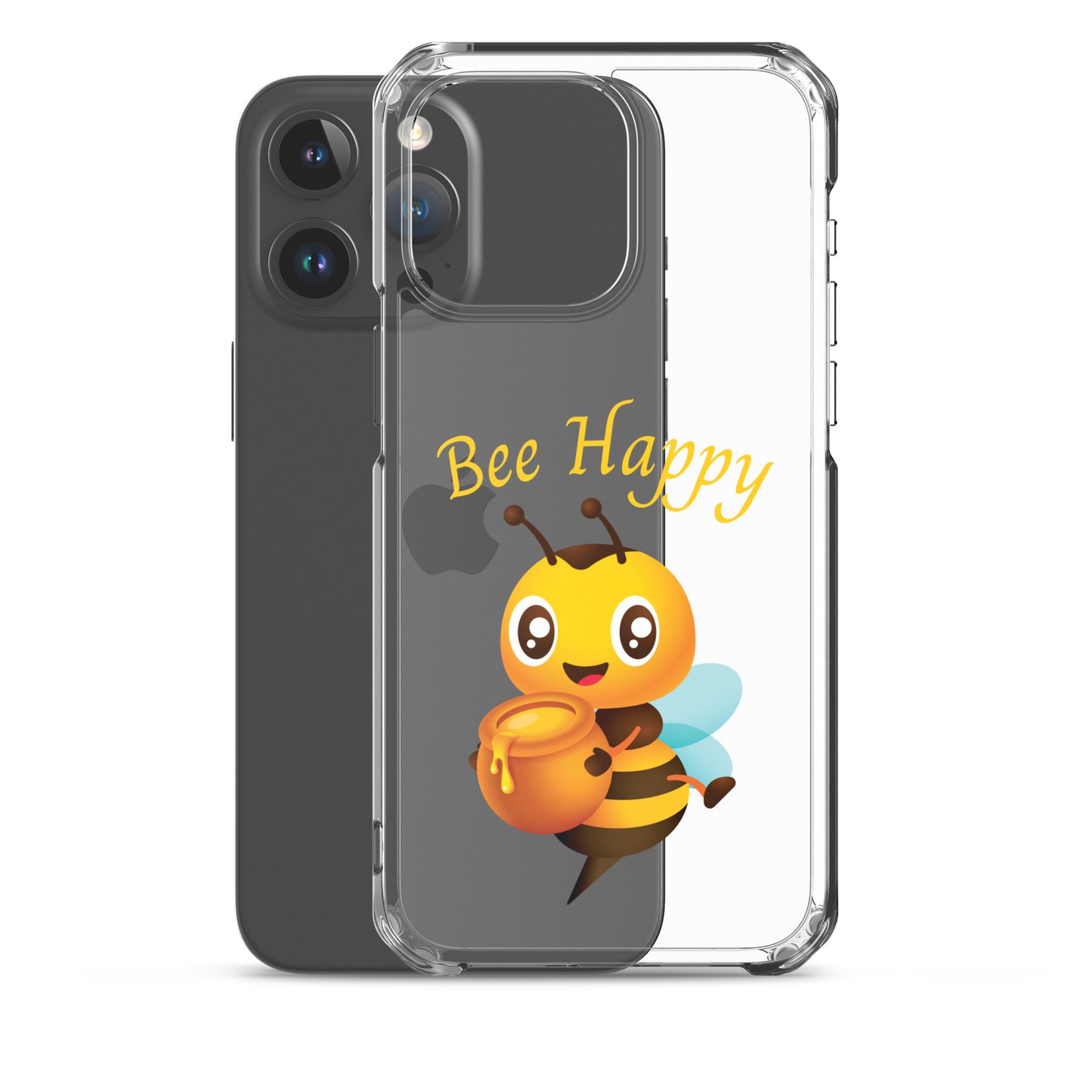 Clear Bee Happy Case for iPhone®