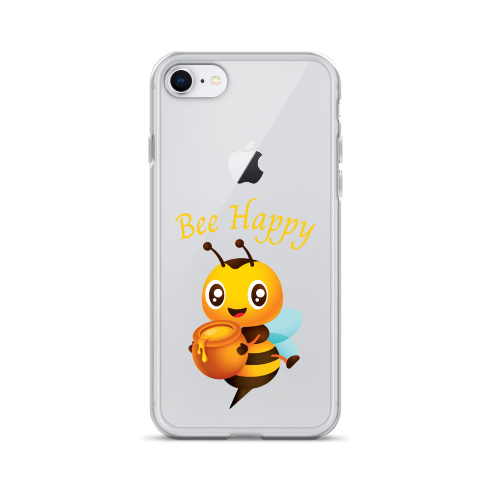 Clear Bee Happy Case for iPhone®