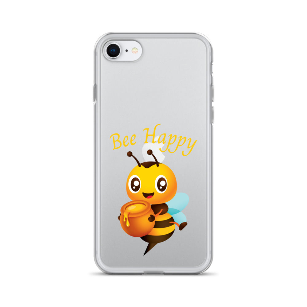 Clear Bee Happy Case for iPhone®