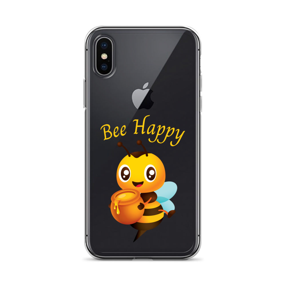 Clear Bee Happy Case for iPhone®