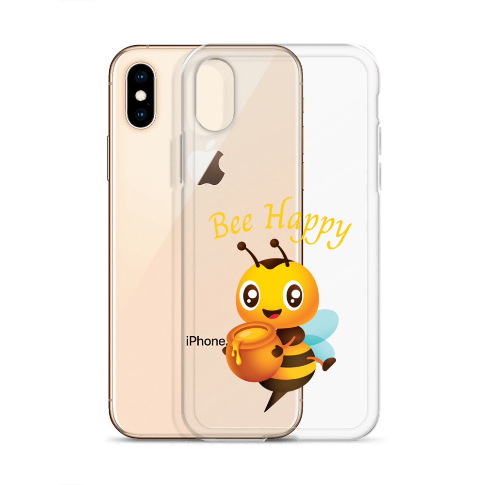 Clear Bee Happy Case for iPhone®