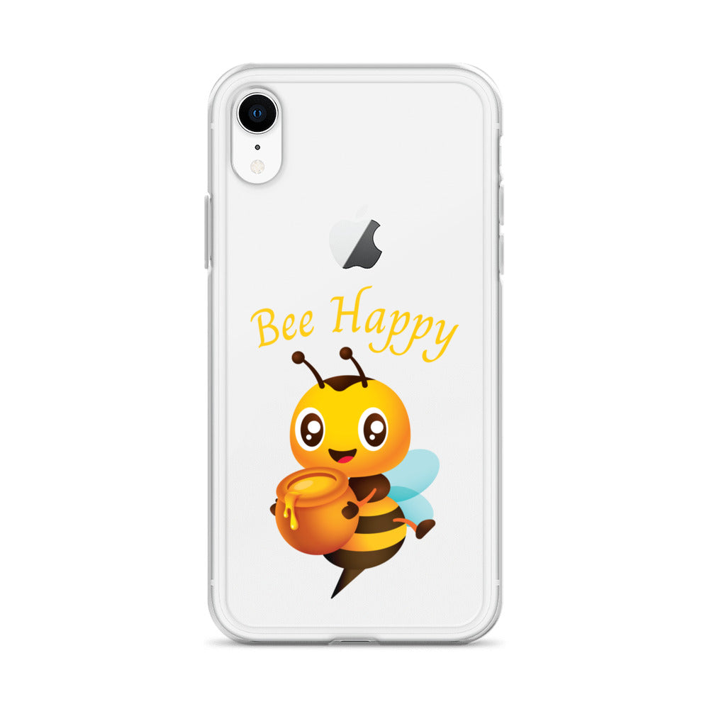 Clear Bee Happy Case for iPhone®