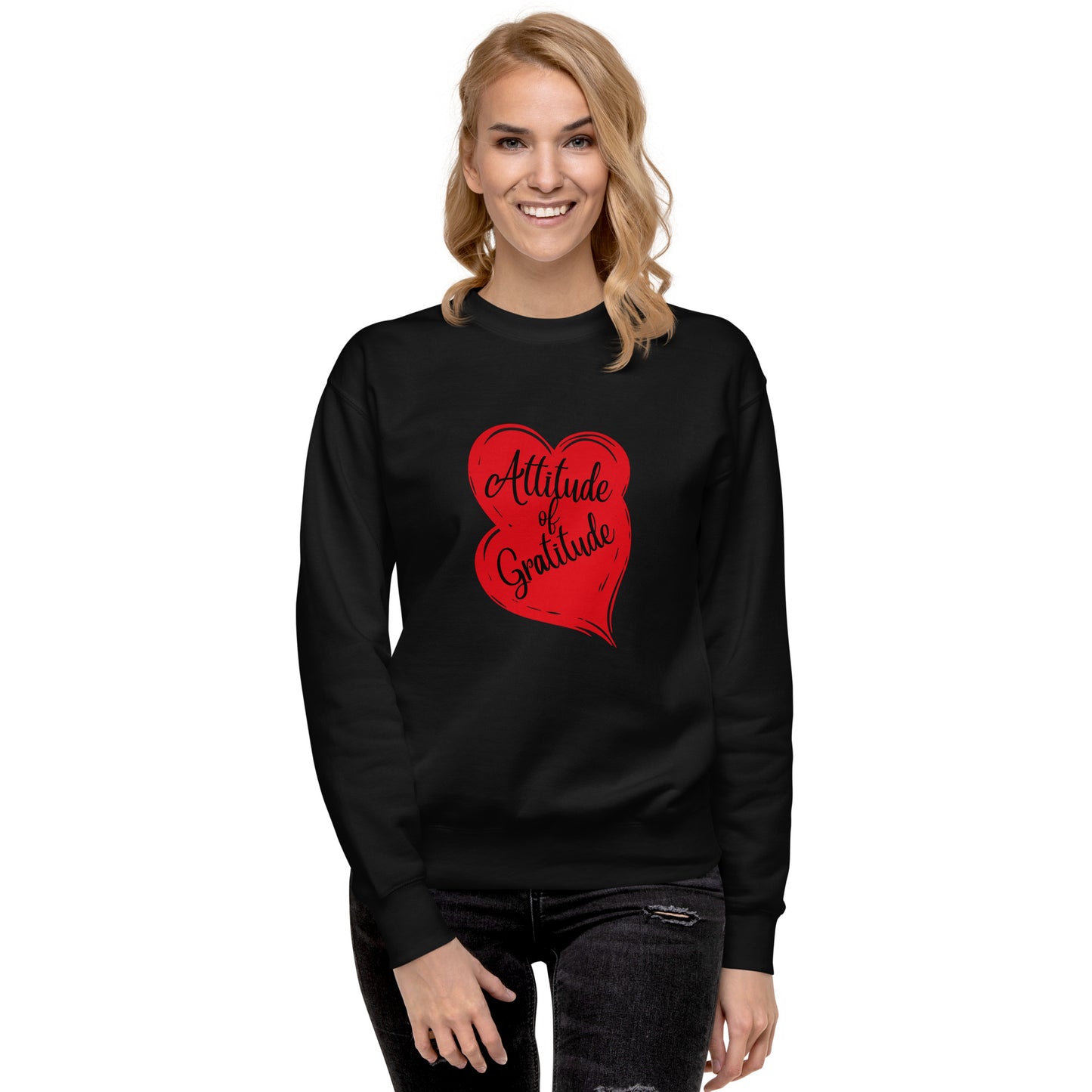 Unisex Attitude of Gratitude Premium Sweatshirt