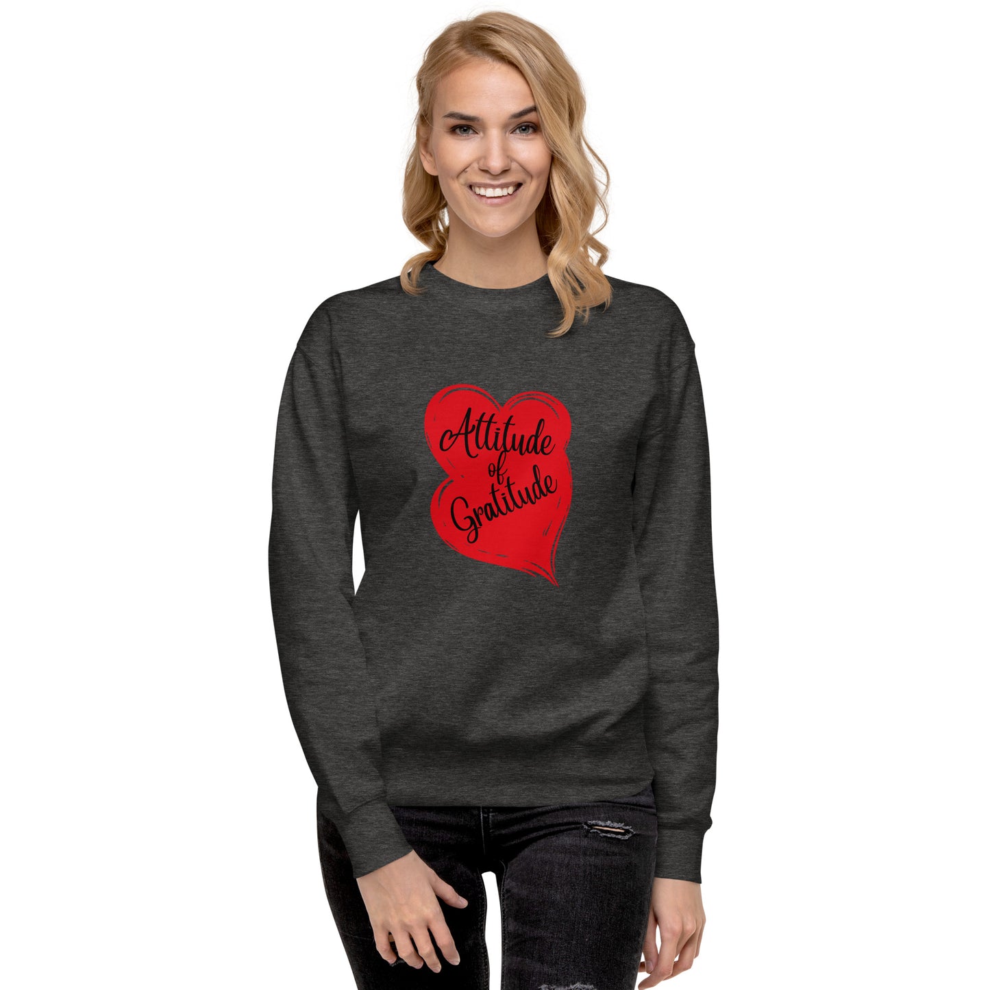 Unisex Attitude of Gratitude Premium Sweatshirt