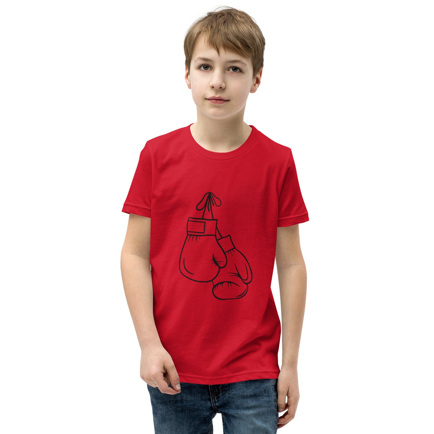 Youth Boxing Gloves Short-sleeve T-Shirt- DP design